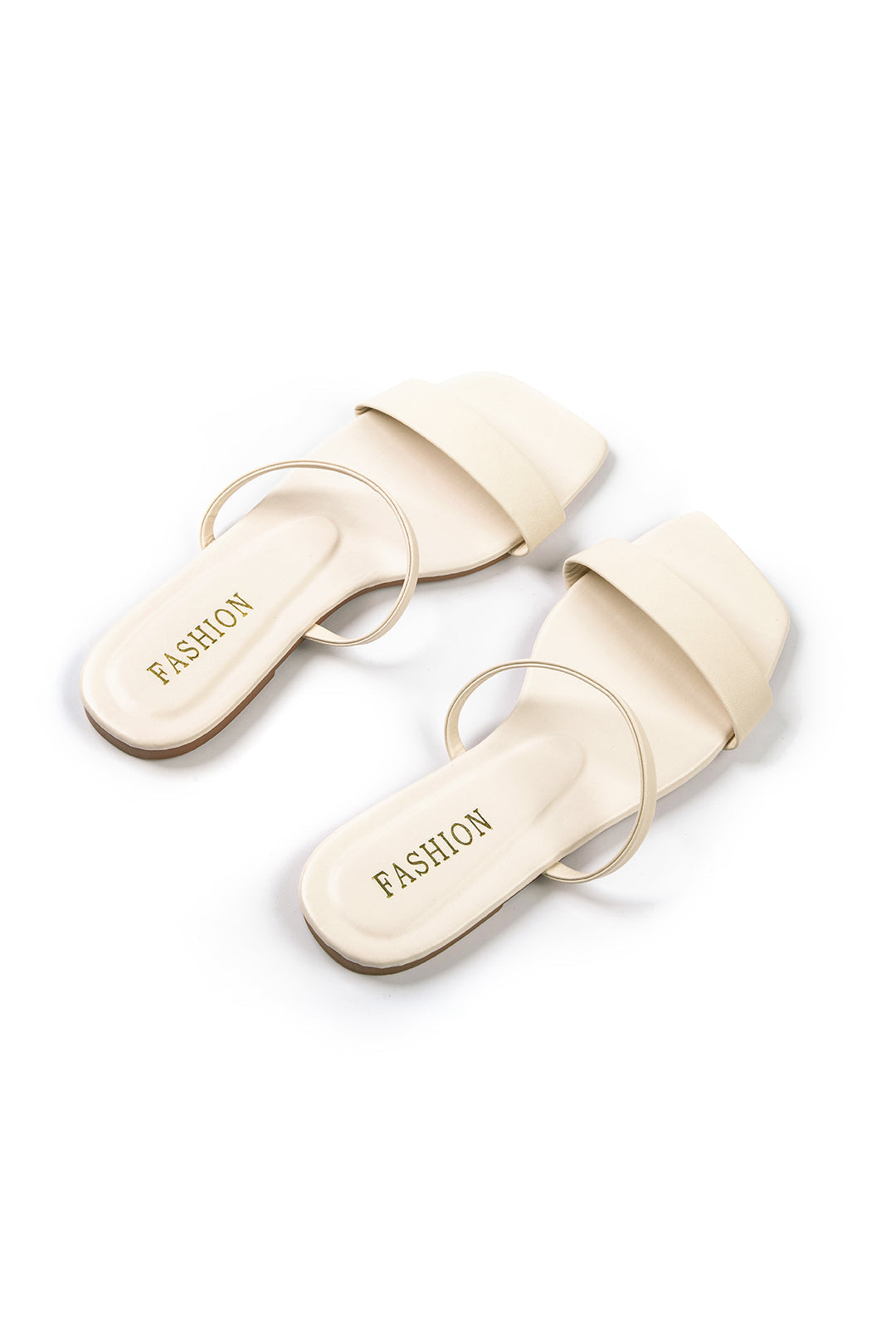 Basic Flat sandals with square toe