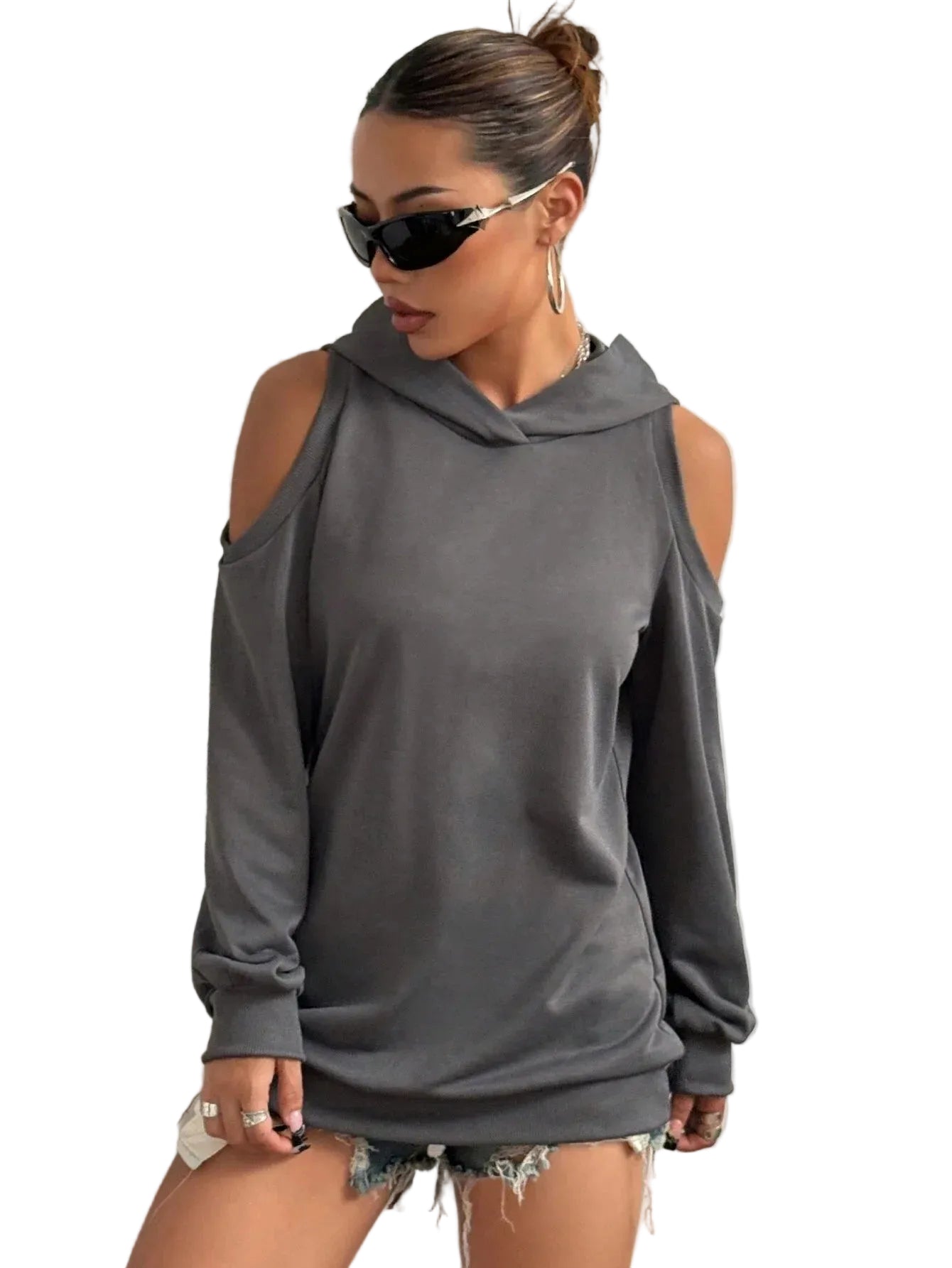 Ellen | Essentia Off-Shoulder Hoodie