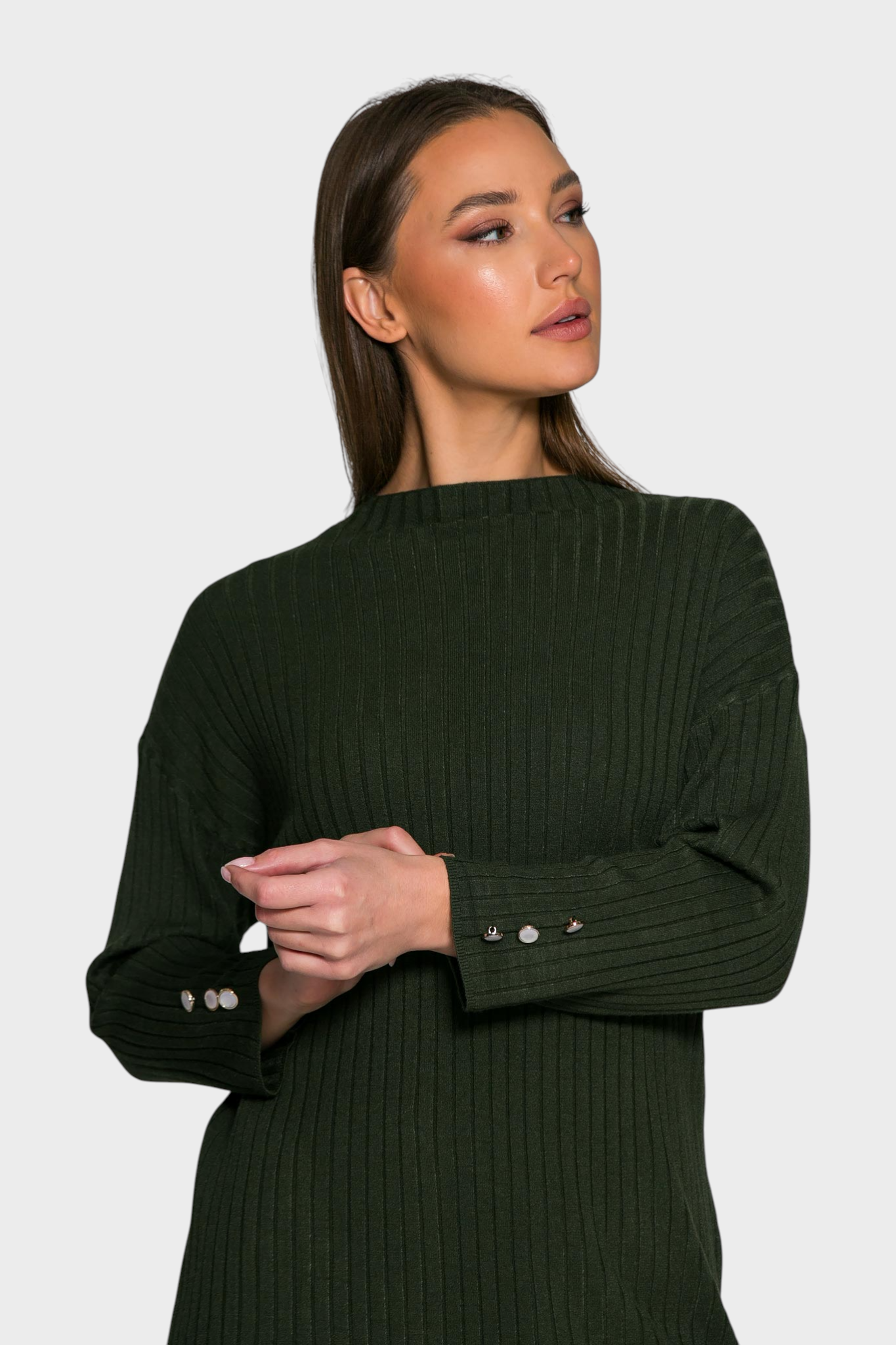 Cruella | Rib knit set with buttons