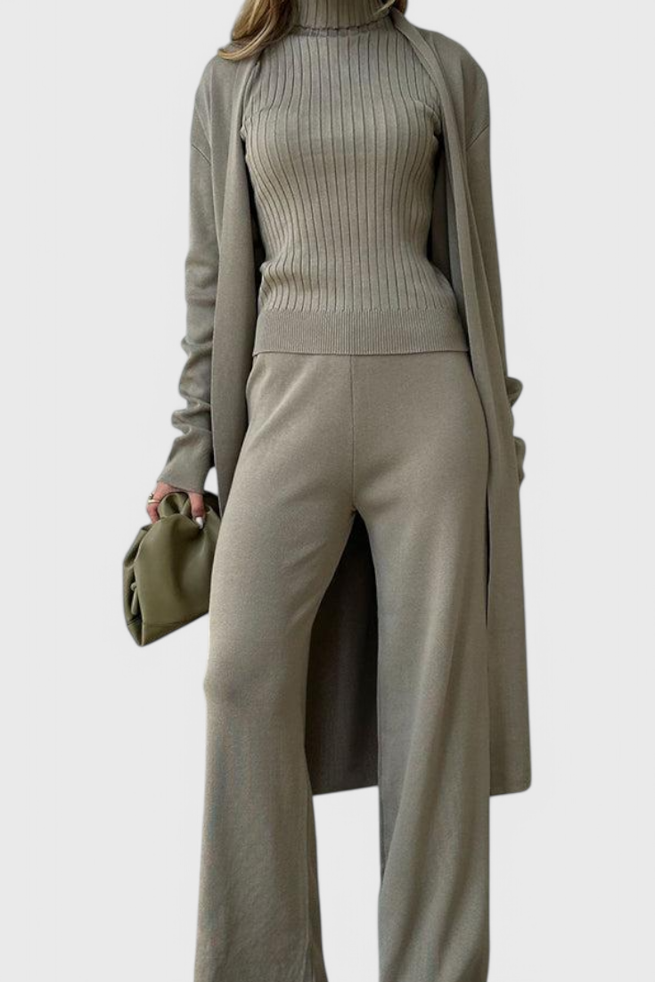 Mahalia Knitted Three-Piece Set