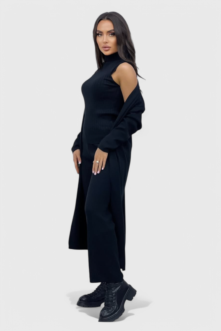 Mahalia Knitted Three-Piece Set