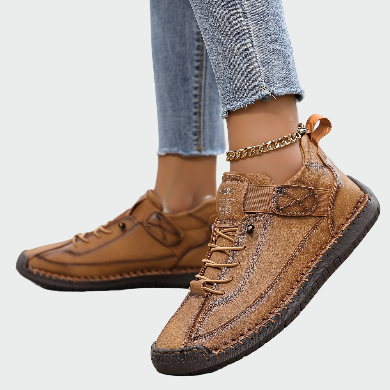 Orthopedic leather boots