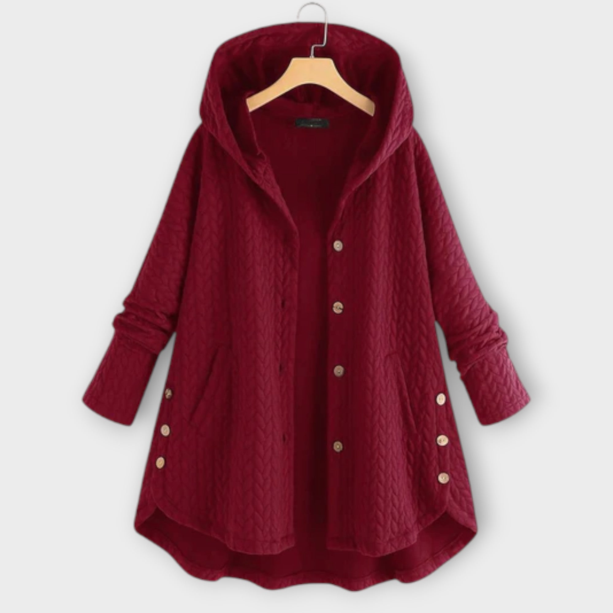 Leslie - Warm Buttoned Cardigan