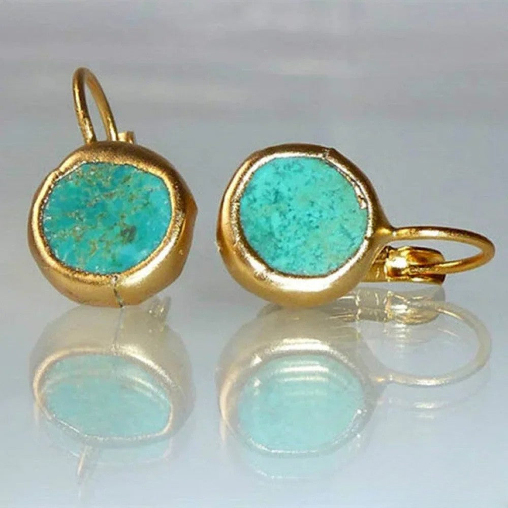 Vintage Earrings with Turquoise