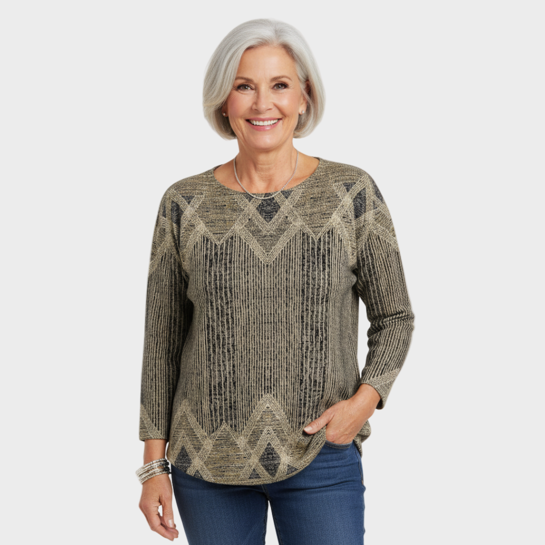 Margaret | Vintage Striped Coat