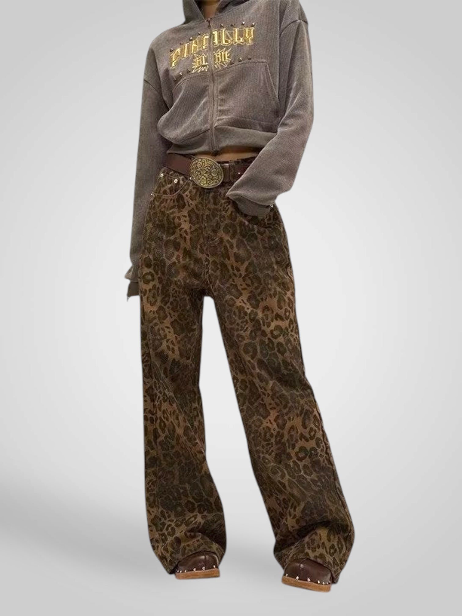 Leoni | Women's Leopard Print Pants