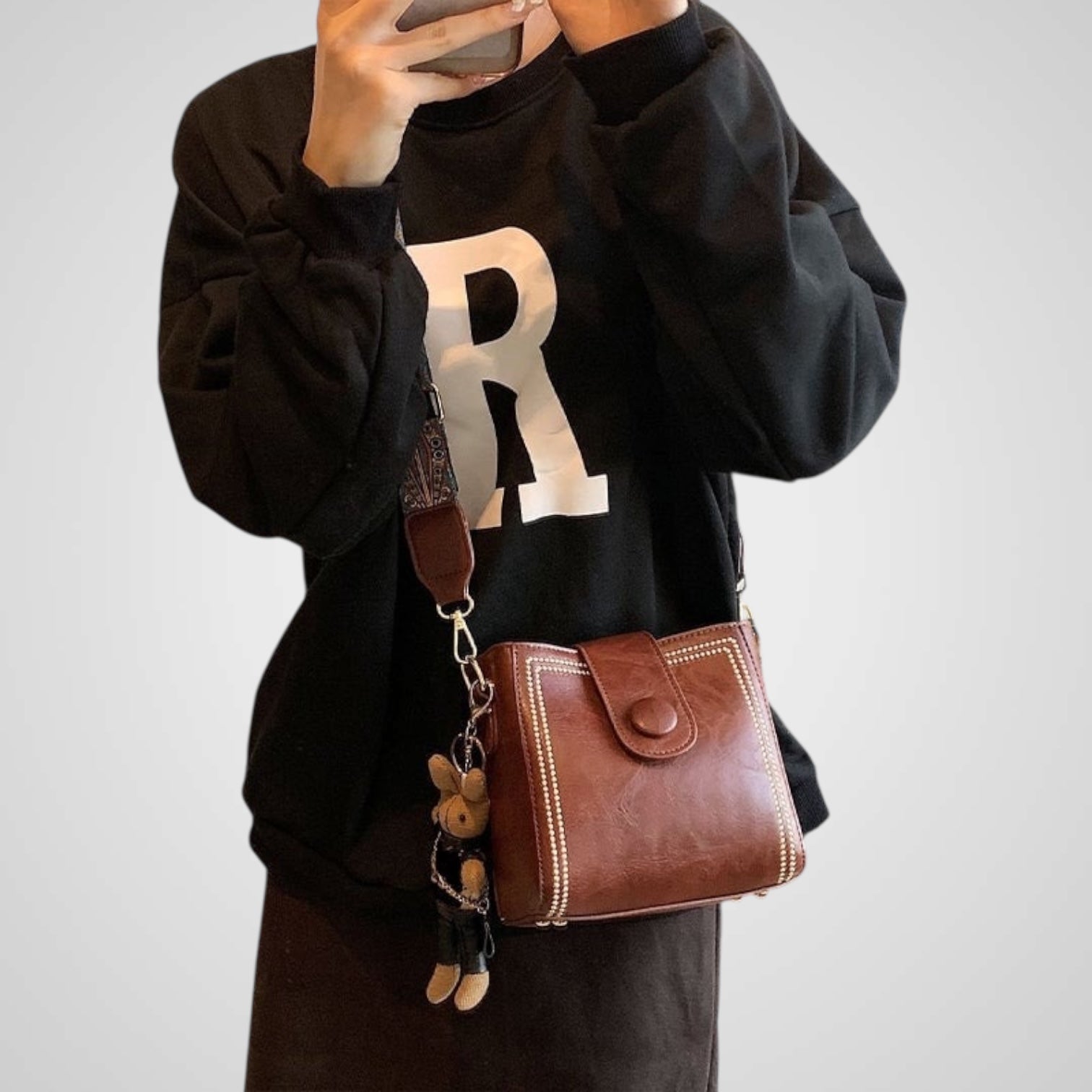 Urine | Retro Bag with Adjustable Wide Shoulder Strap