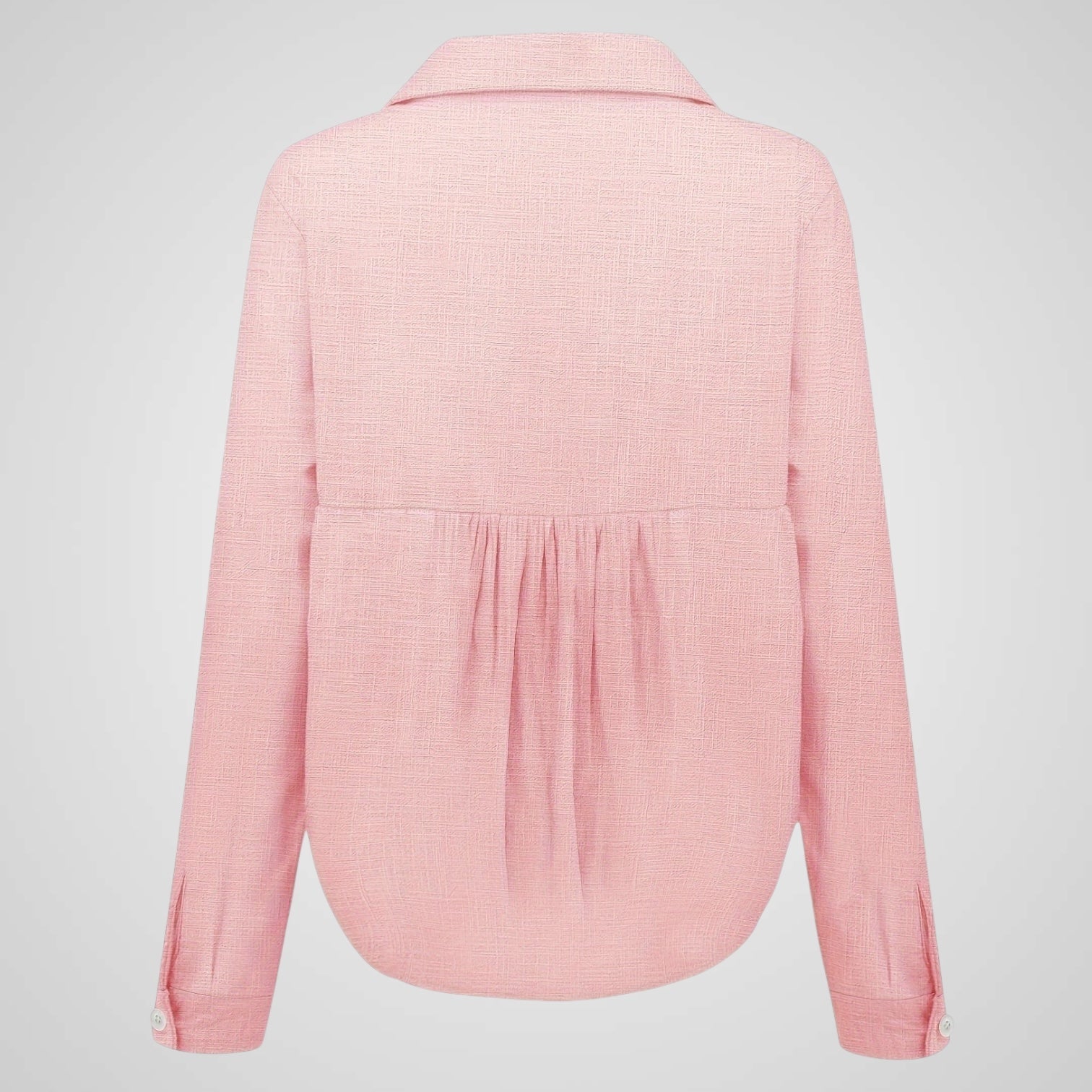 Elvir | Women's Button-Up Blouse - Light Linen Blend