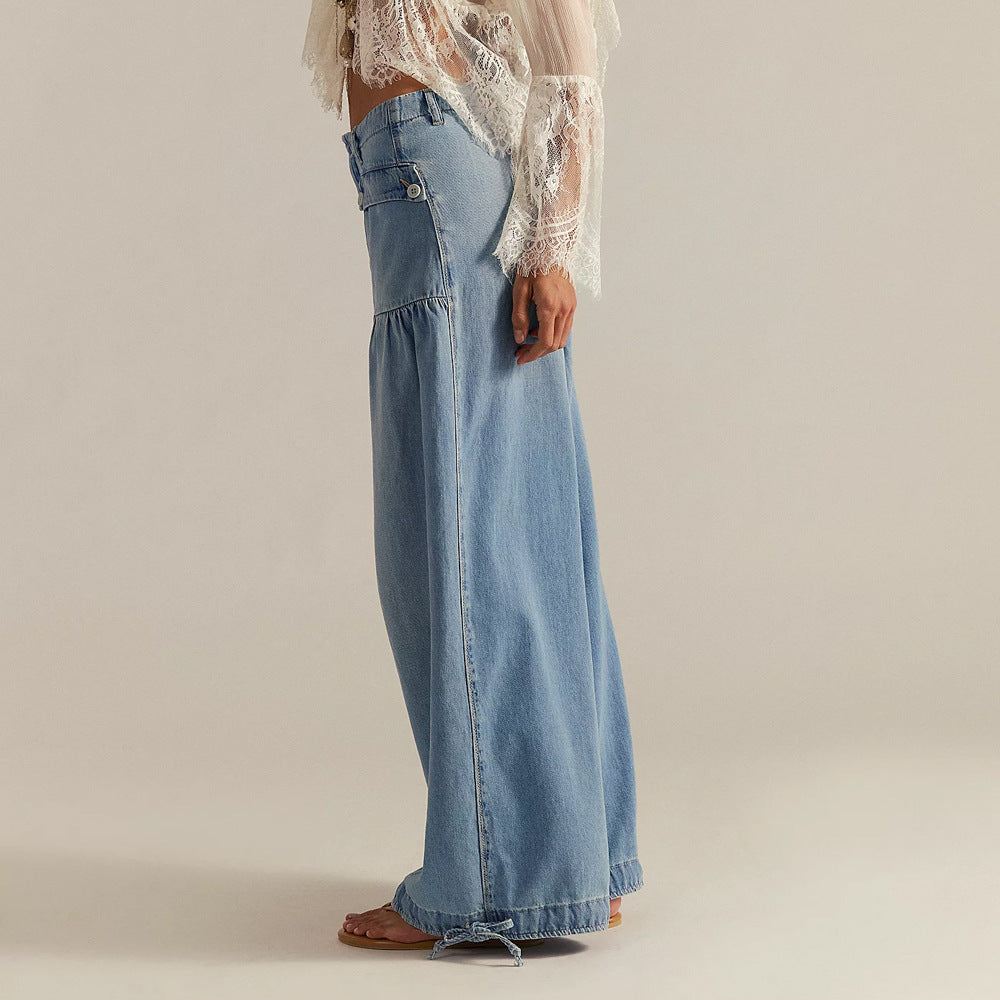 Poppy - Stylish wide-leg jeans