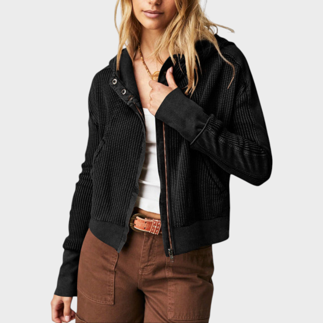 Alyssa | Valona Waffle Sweatshirt