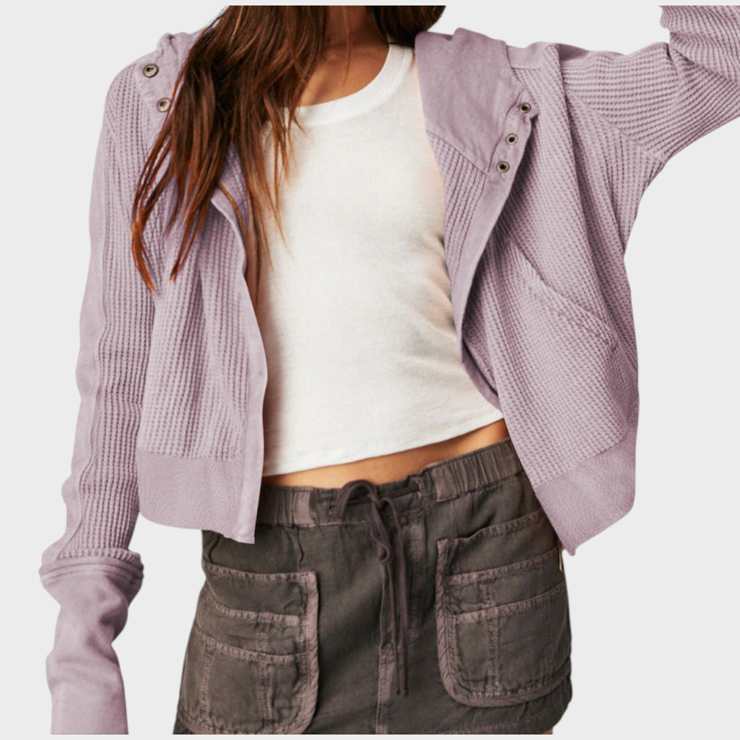 Alyssa | Valona Waffle Sweatshirt