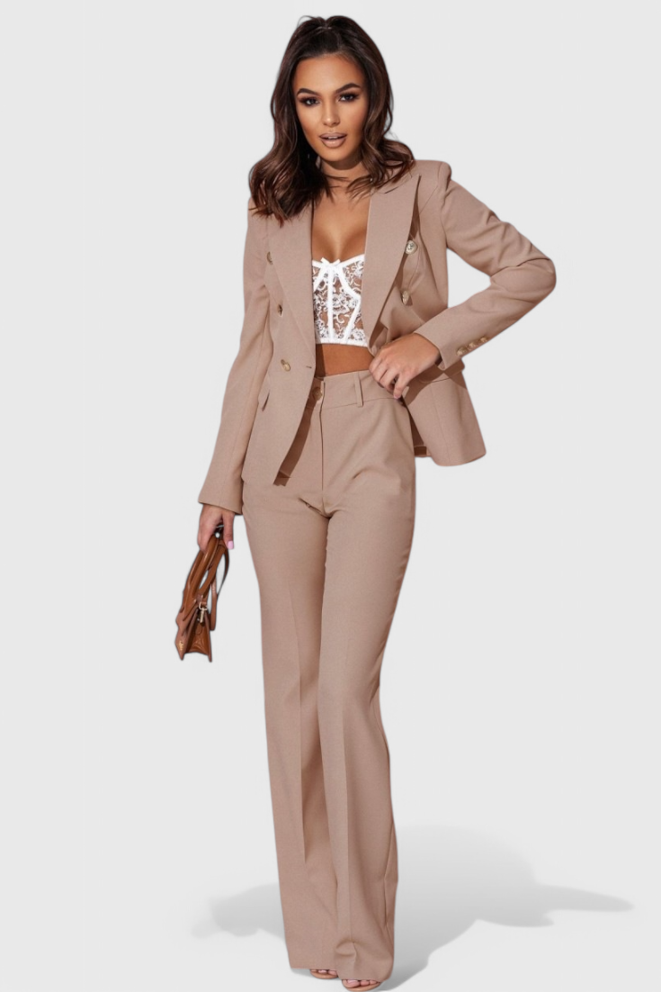 Rosalin Elegant Blazer and Pants Set