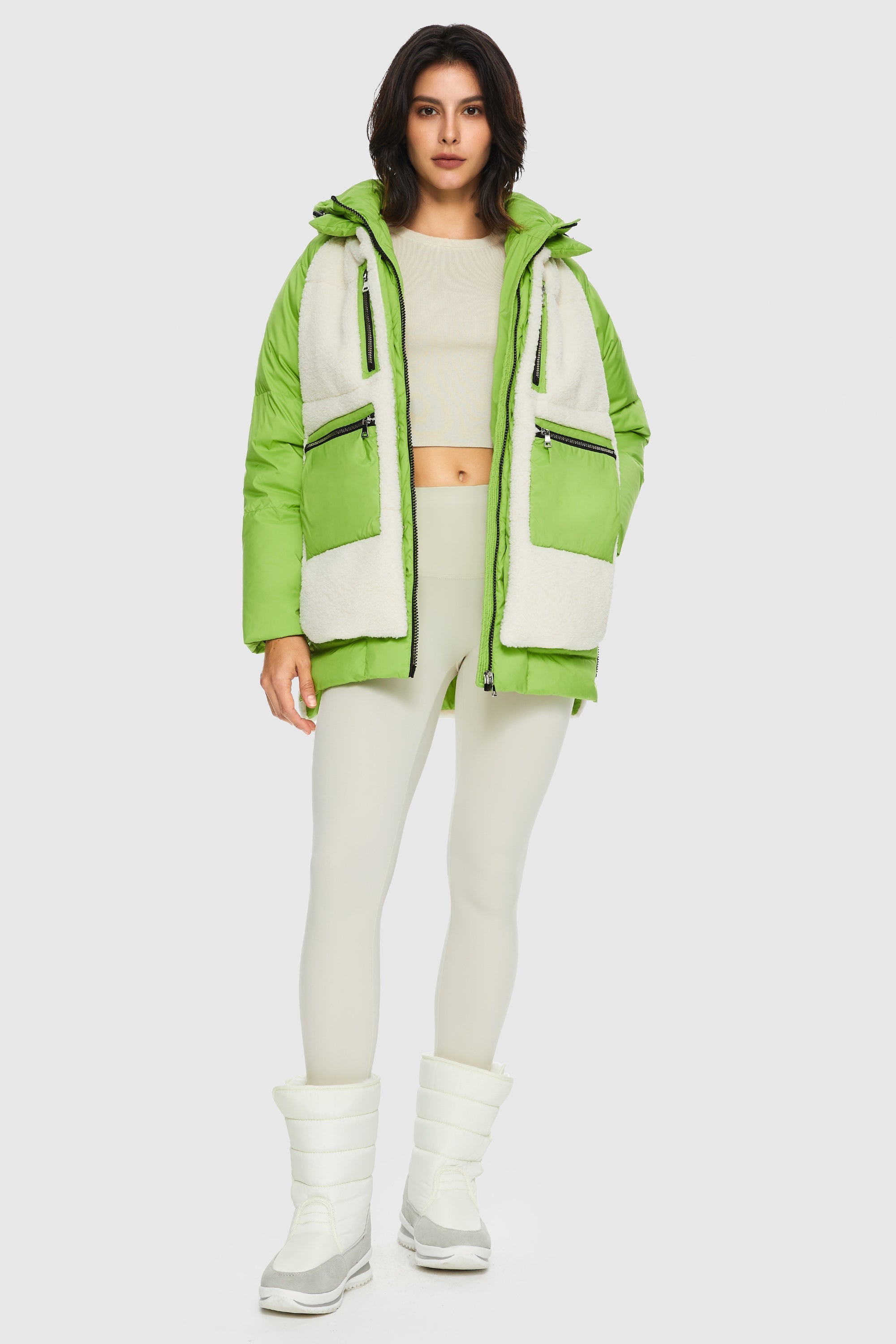 Irene - Fleece Down Puffer