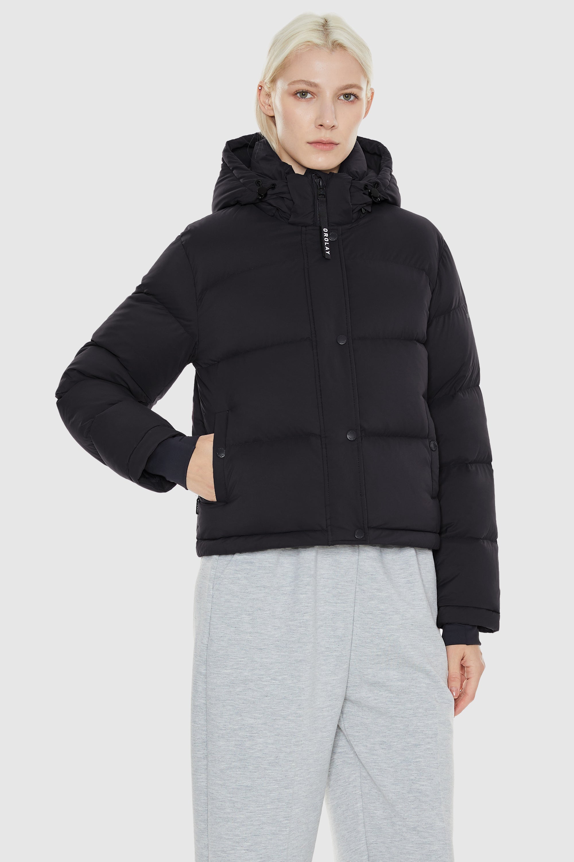 Beth - Aurora Cropped Thermal Down Puffer Jacket