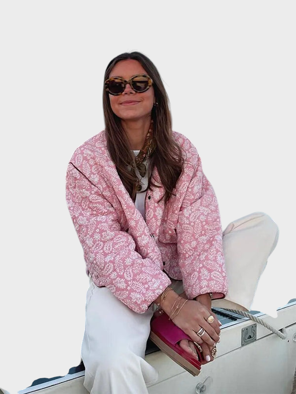 Maribel | Floral Quilted Jacket