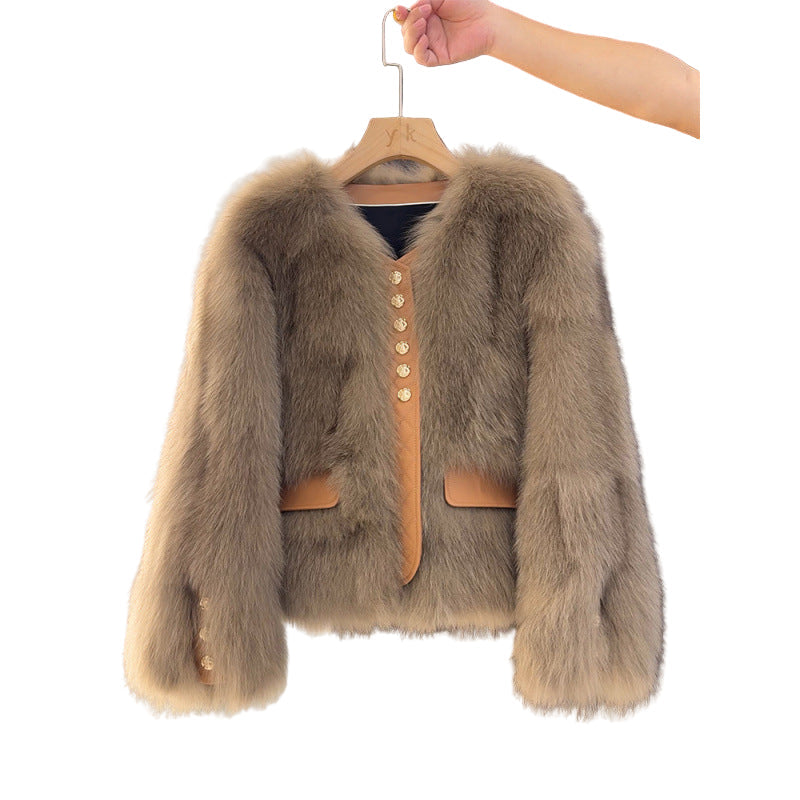 Aurelia Luxe faux fur jacket