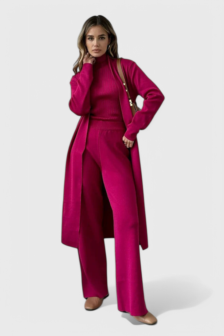 Mahalia Knitted Three-Piece Set