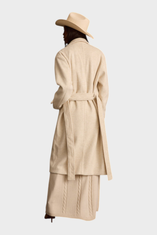 Filippa | Beige Coat with Belt