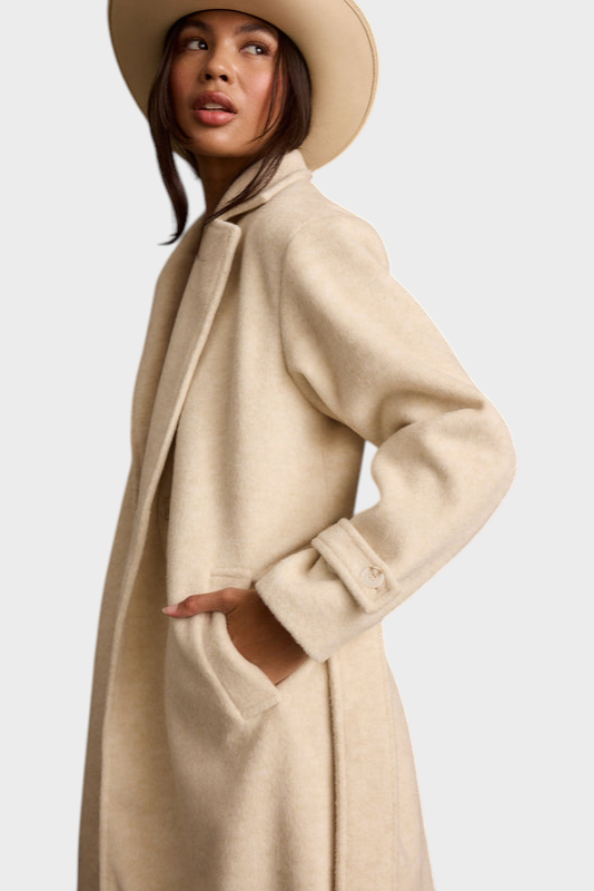 Filippa | Beige Coat with Belt