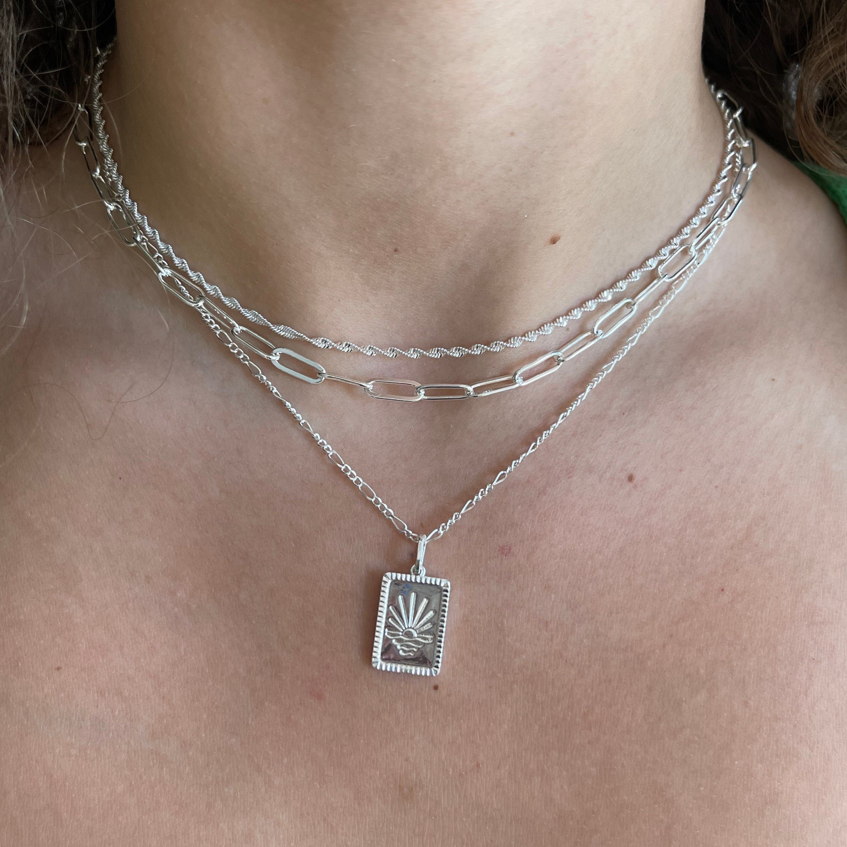 Sun Pattern Necklace