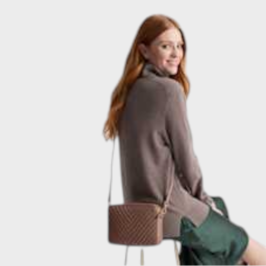 Ayla | Crossbody Bag in Italian Leather Lining