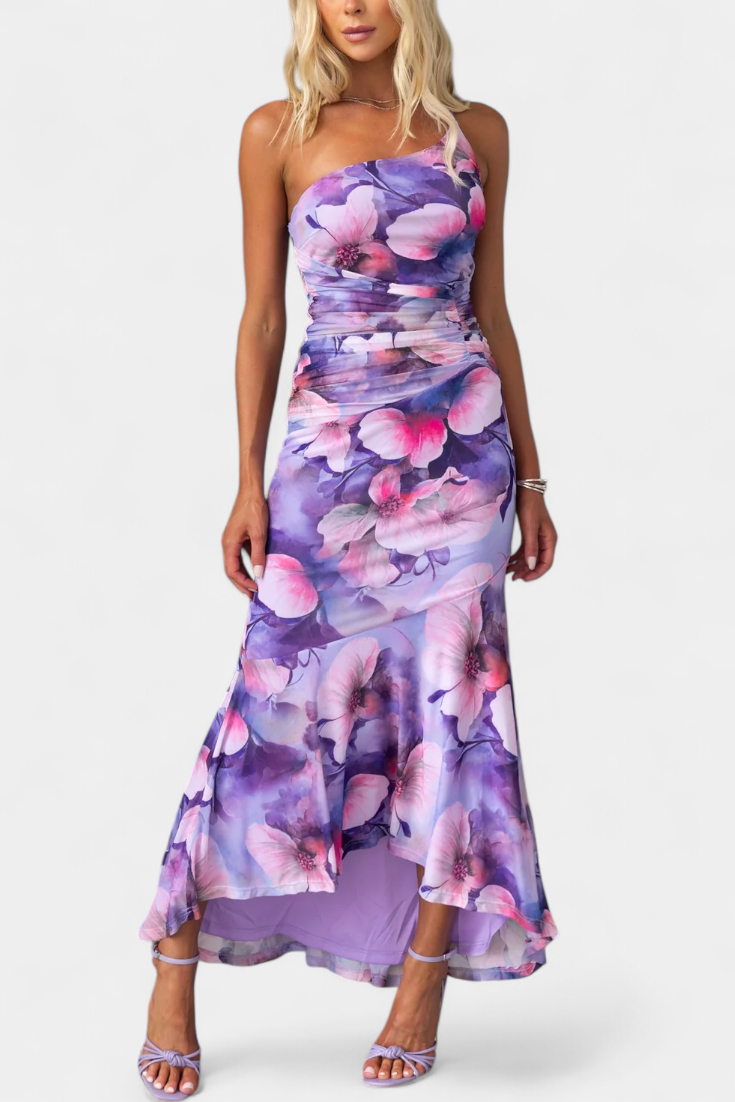 Abigail Long Sleeve Floral Dress