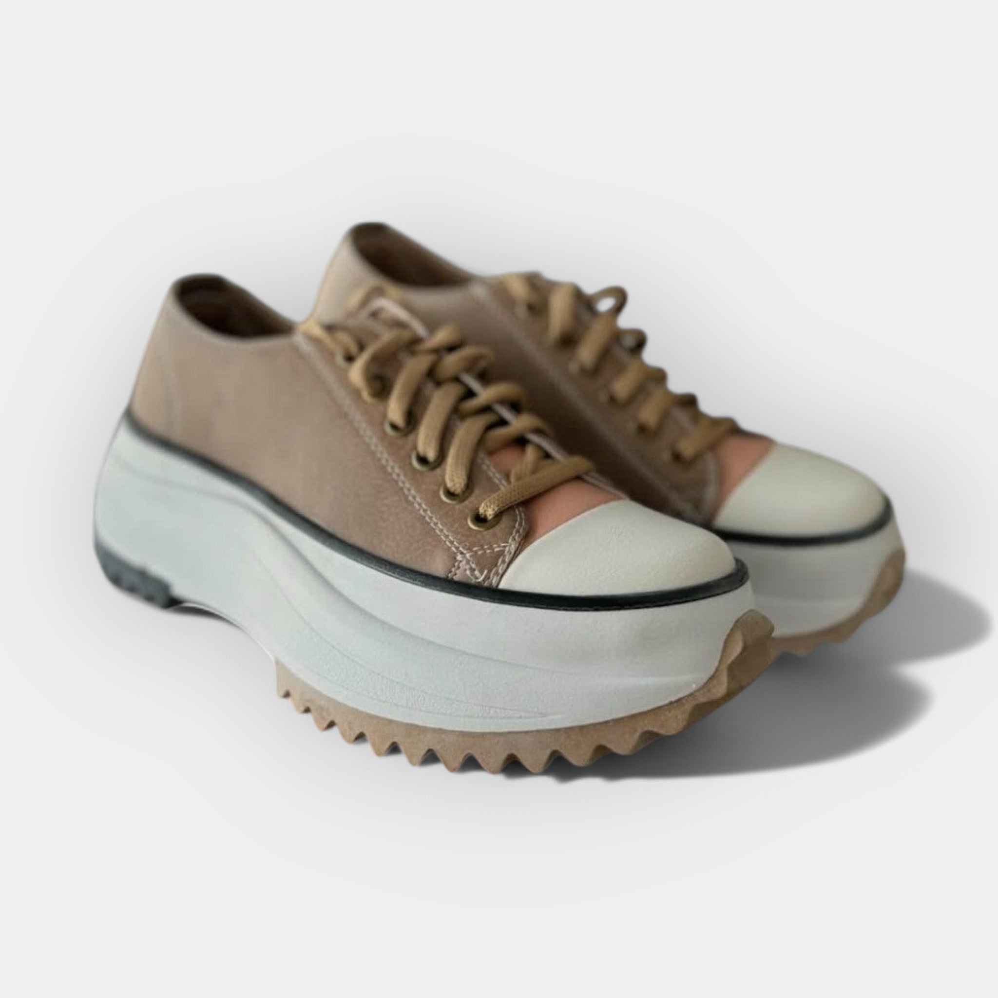 Modern Athletic Shoes with Thick Soles