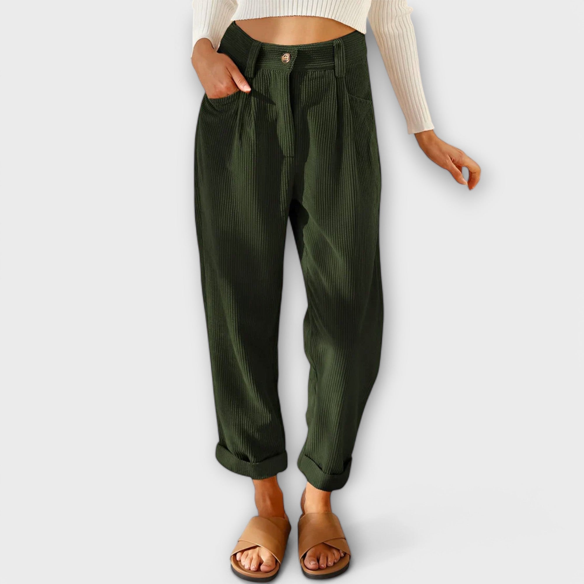 Jana - Fashionable bell-bottom pants
