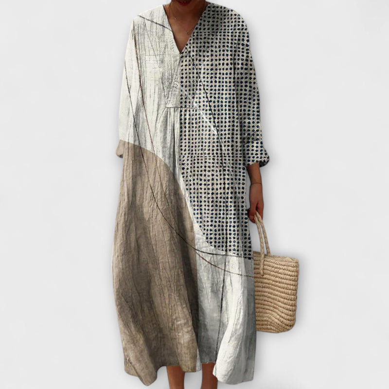 Sigrun — Minimalist Casual Cotton Dress