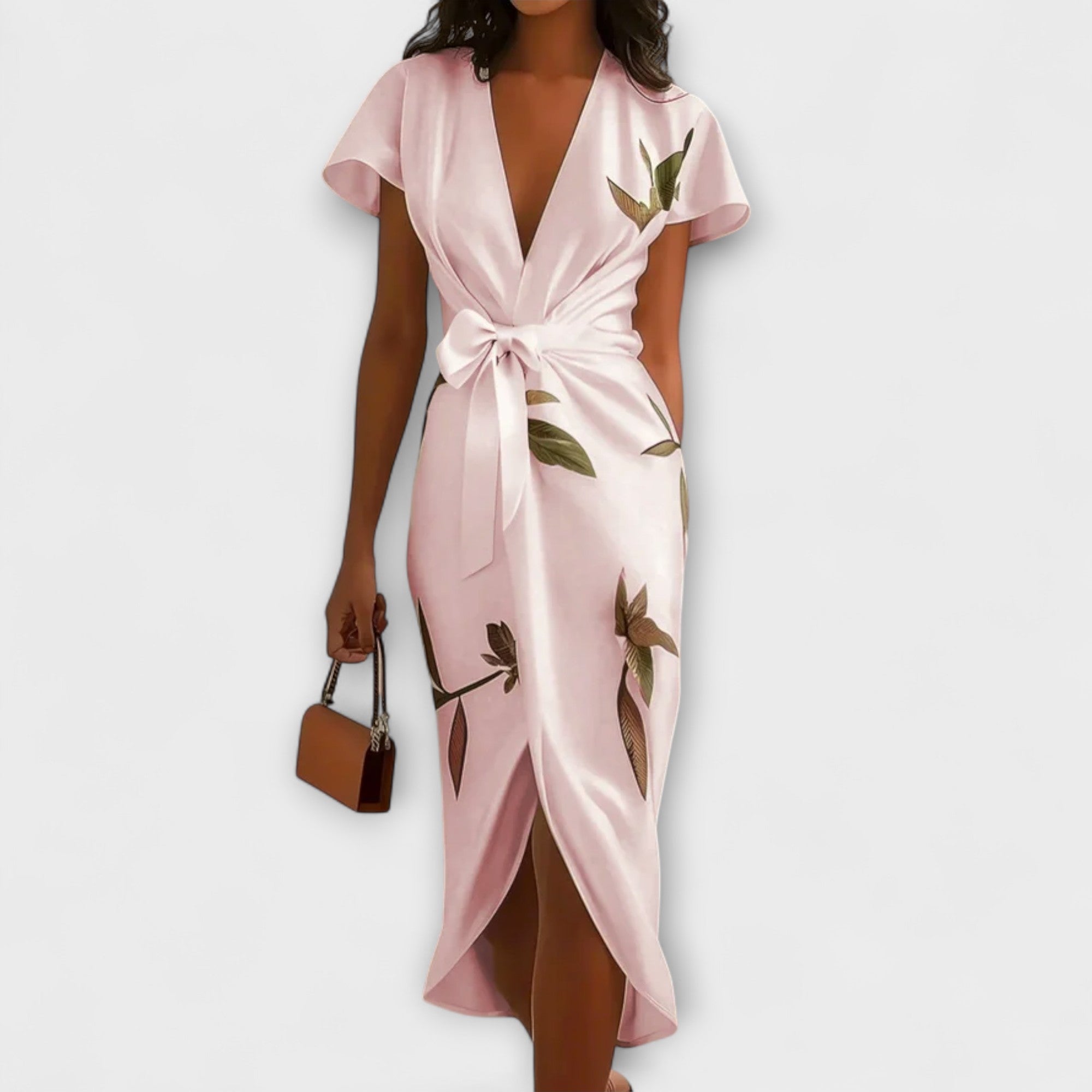 Satin A-Line Dress