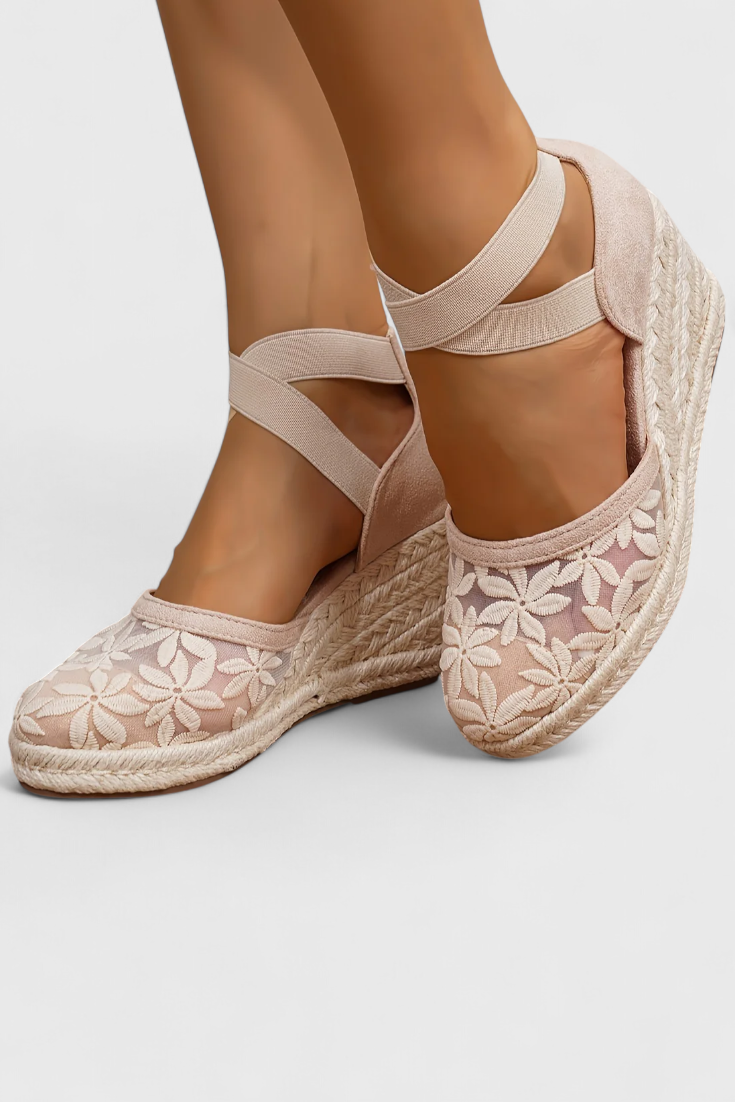 Phylis Orthopedic Sandals with Platform Heel