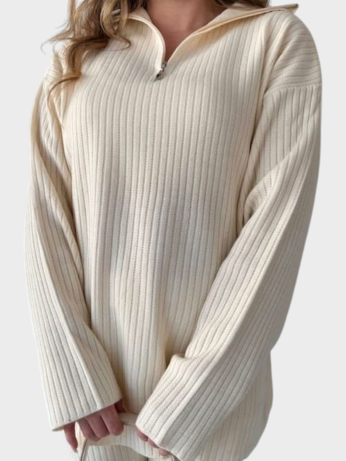 Majbritt | Winter Clothing Set with High Neck and Zipper