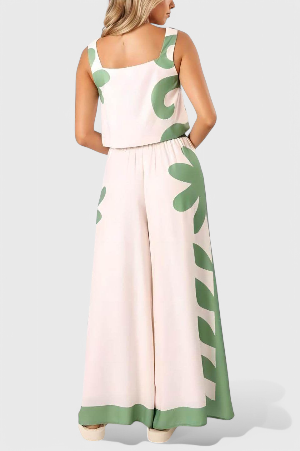 Serafina Boho Floral Sleeveless Set