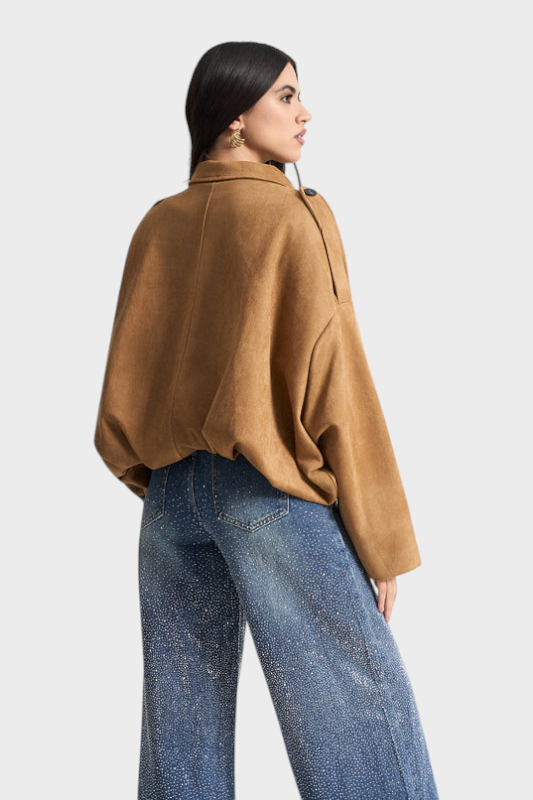 Vita | Suede bomber jacket