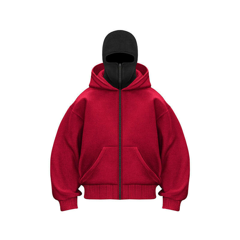 Ninja style zip-up sweatshirt