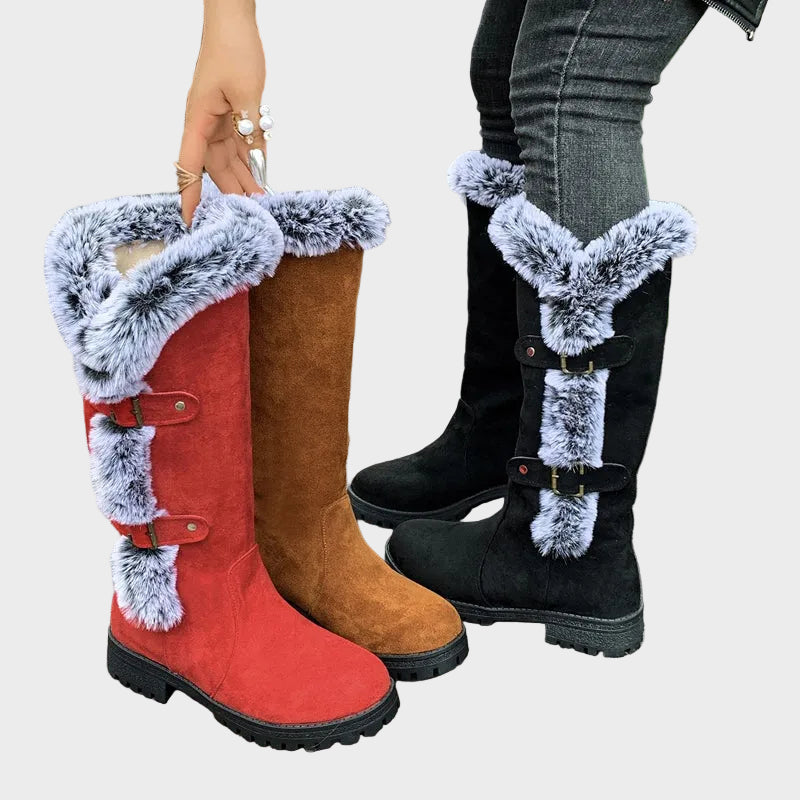 Lana - Ladies Thick Plush Mid-Calf Snowboots