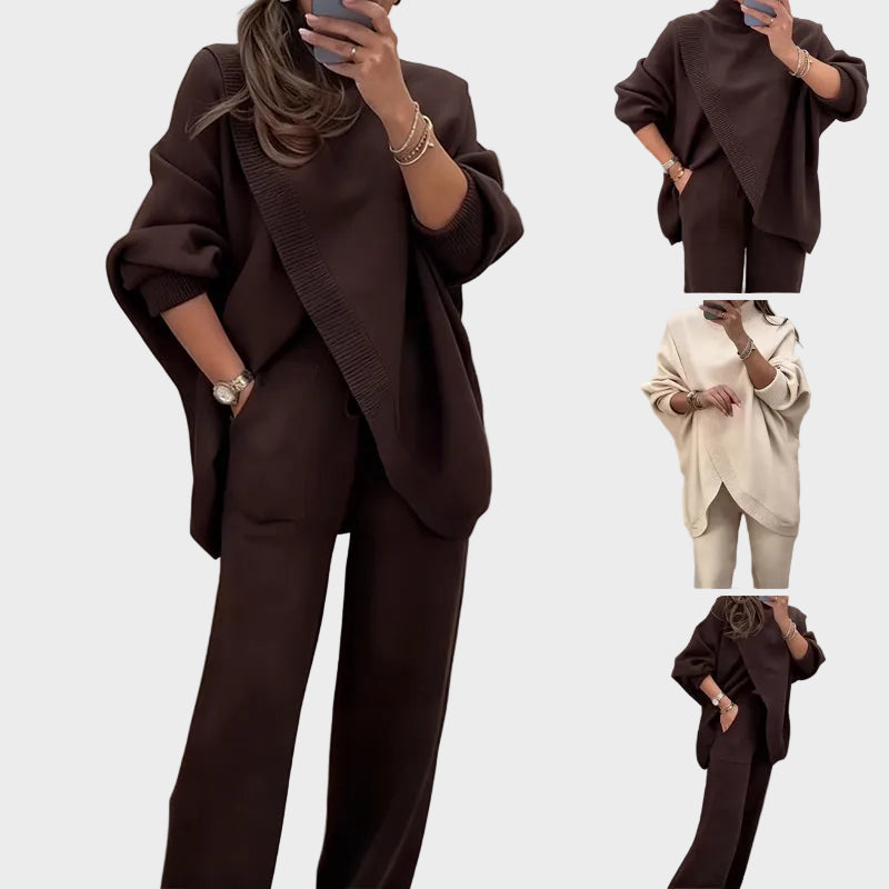 Ella - Women's 2-Piece Oversized Sweater & Pants Set