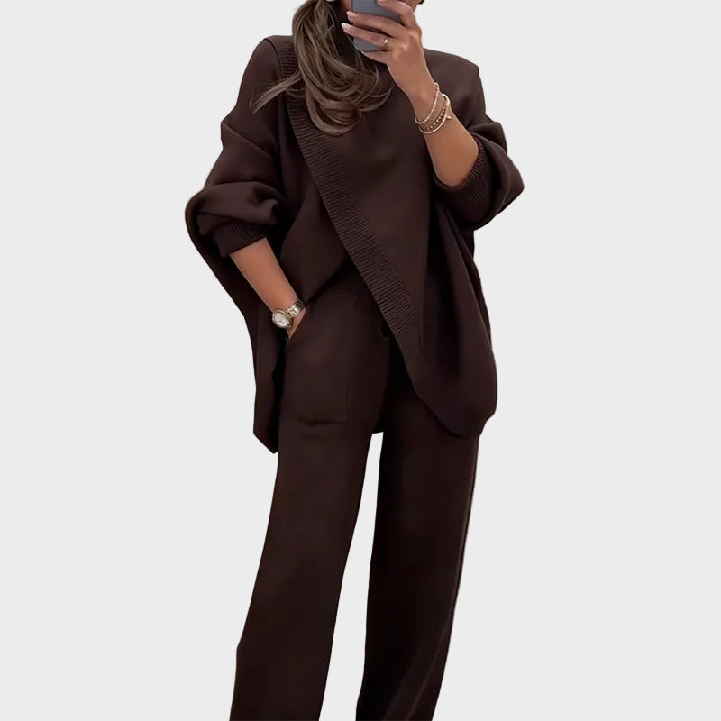 Ella - Women's 2-Piece Oversized Sweater & Pants Set